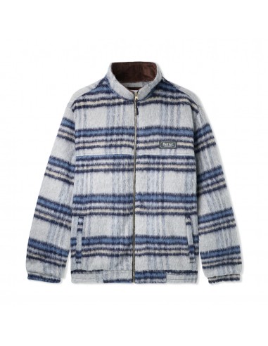 Butter Goods Hairy Plaid Lodge Jacket Navy sur le site 