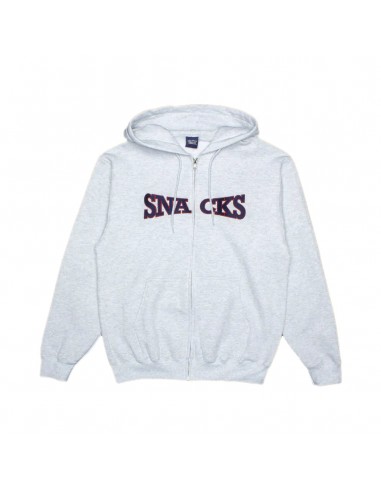 Quartersnacks SNACKS Full Zip Hoodie Grey 50% de réduction en Octobre 2024