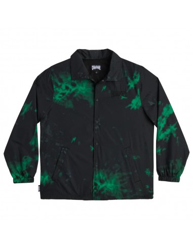 Creature Void Coach Windbreaker Jacket Black/Green Faites des économies