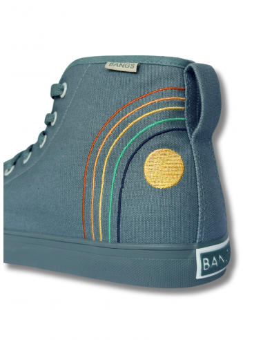 Aqua Rainbow High Top en linge