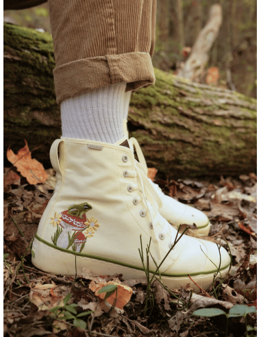 Toadstool Dreams Platform High Top Véritable concentré