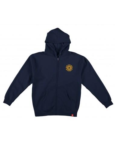 Spitfire Classic 87 Swirl Zip Hoodie Navy/Gold Les êtres humains sont 