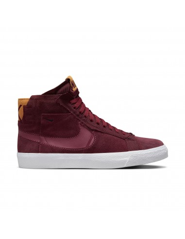 Nike SB Zoom Blazer Mid Premium Night Maroon pas chere