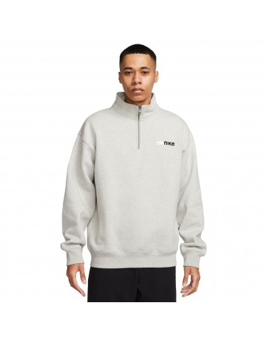 Nike SB 1/4-Zip Fleece Skate Sweatshirt Grey Heather pour bénéficier 