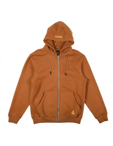 Theories Scribble Sport Zip-Hoodie Brass les ctes