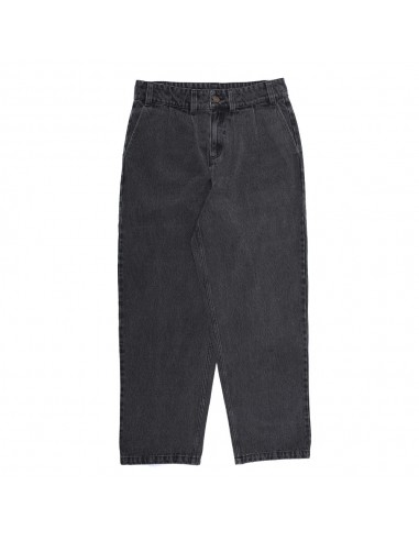 Theories Belvedere Pleated Denim Trousers Washed Black Les êtres humains sont 