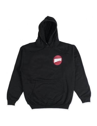 Hopps Red Diamondplate Hoodie Black rembourrage situé sous