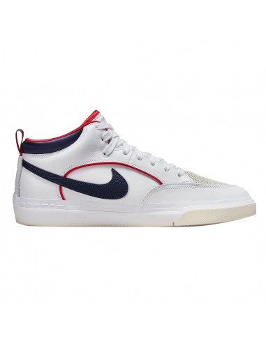 Nike SB React Leo Baker Premium White/Midnight Navy/Red 50% de réduction en Octobre 2024