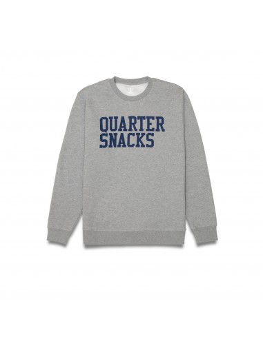 Quartersnacks Dorm Room Crewneck Sweatshirt Heather Grey 2023