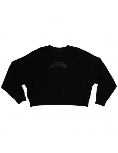 Orchard Mystifying Ghostface Boxy Crewneck Sweatshirt Black Fin de série