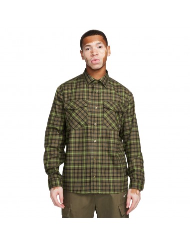 Nike SB Flannel Shirt Medium Olive/Cargo Khaki 50% de réduction en Octobre 2024