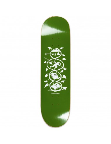 Polar Skate Co Shin Sanbongi Spiral of Life Deck Olive 8.125 Amélioration de cerveau avec