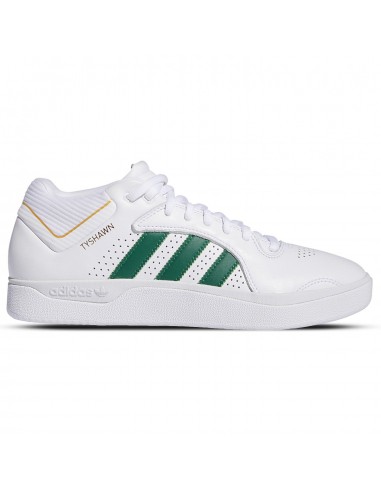 adidas Tyshawn White/Dark Green pas cher 