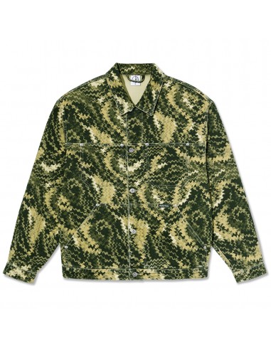 Polar Skate Co. Patrik Jacket Green Camo en ligne