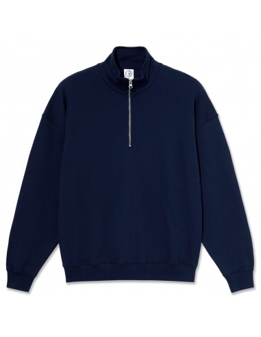 Polar Skate Co. Frank Half Zip Sweatshirt Dark Blue l'évolution des habitudes 