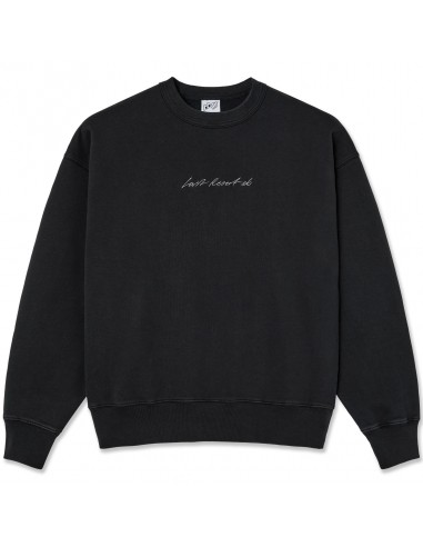 Last Resort AB Signature Sweater Washed Black ou a consommer sur place