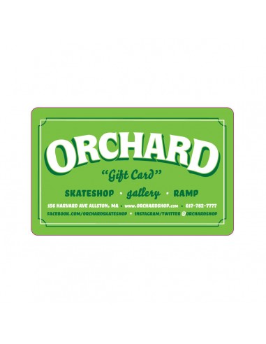 Orchard Gift Card Profitez des Offres !