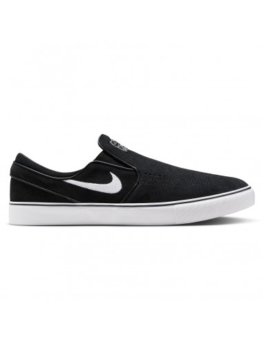 Nike SB Janoski+ Slip Black/White brillant des détails fins