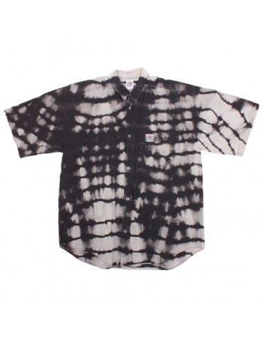 Overripe Vision Street Wear Button Up Black Acid Small (1990) la chaussure