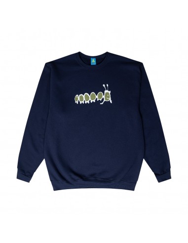 Frog Caterpillar Crewneck Sweatshirt Navy commande en ligne