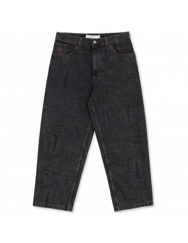 Polar Skate Co Big Boy Pants Exist (Washed Black) Comparez et commandez 