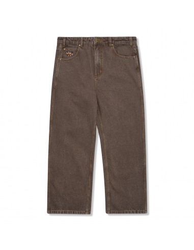 Butter Goods Pooch Relaxed Denim Jeans Washed Brown prix