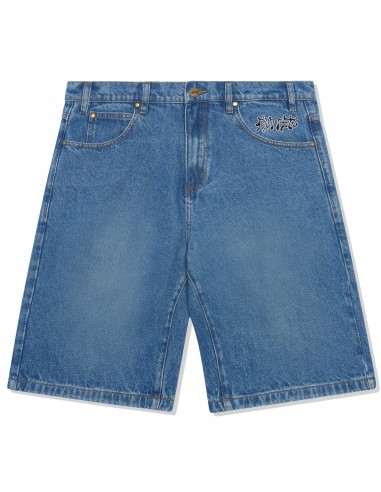 Butter Goods Ink Denim Shorts Worn Blue de l' environnement