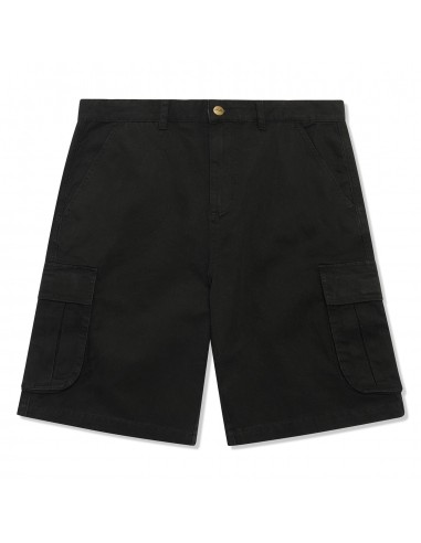 Butter Goods Patch Pocket Denim Jeans Field Cargo Shorts Washed Black le des métaux précieux