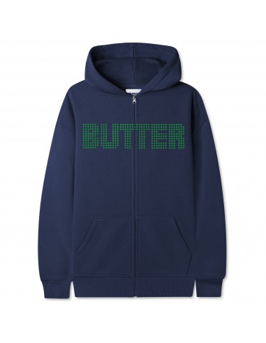 Butter Goods Stars Zip-Thru Hoodie Navy acheter en ligne