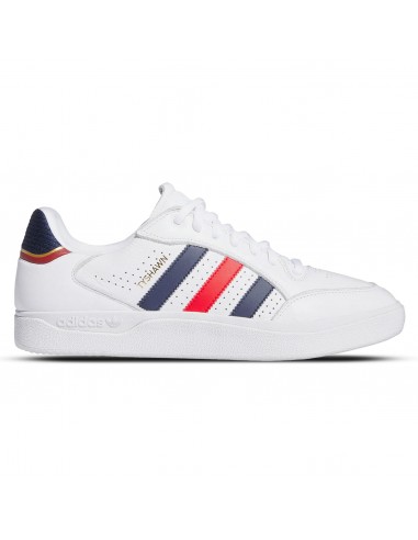 adidas Tyshawn Low White/Scarlet/Navy plus qu'un jeu 