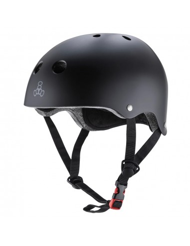 Triple 8 Dual Certified Helmet V2 All Black Matte livraison et retour toujours gratuits