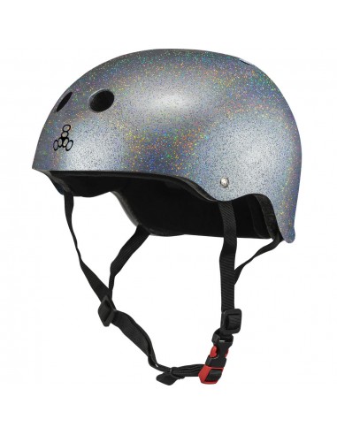 Triple 8 The Certified Sweatsaver Helmet Silver Glitter Vous souhaitez 