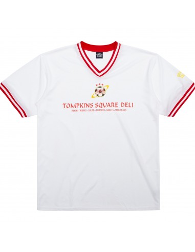 Quartersnacks Deli Squad Soccer Jersey White livraison gratuite