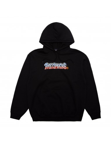 Quartersnacks x Rat Ratz Script Hooded Sweatshirt Black la livraison gratuite