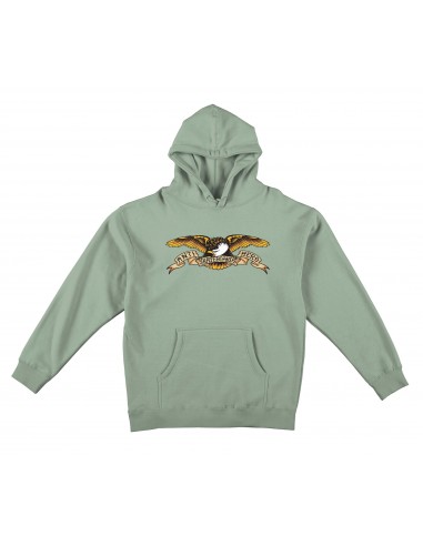 Antihero Eagle Hooded Sweatshirt Dusty Sage / Black basket pas cher