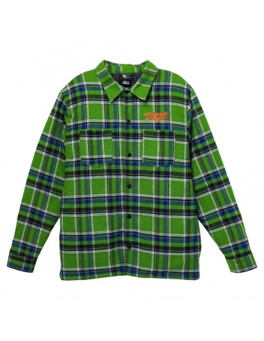 Antihero Basic Eagle Flannel Jacket Green/Blue plus qu'un jeu 