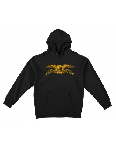 Antihero Basic Eagle Hooded Sweatshirt Black/Gold prix pour 