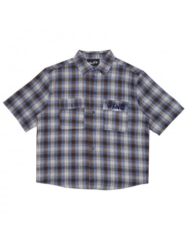 WKND Wilson Shirt Black/Blue Plaid Profitez des Offres !