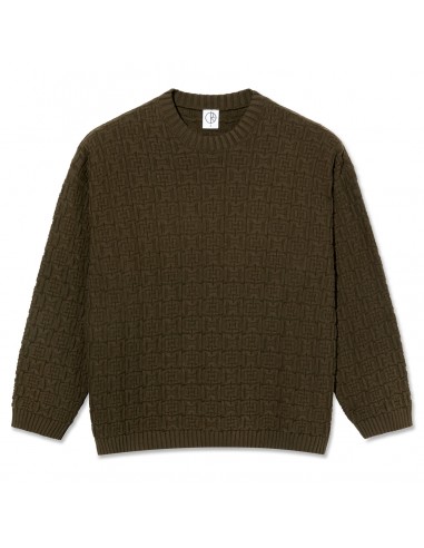 Polar Skate Co. Alex Sweater Brown les muscles