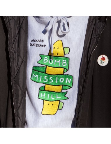 Orchard Bomb Mission Hill 15th Anniversary Hoodie Ash Cross Weave Découvrez la collection