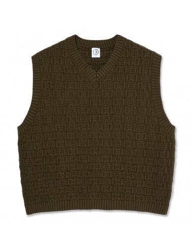 Polar Skate Co. Alex Sweater Vest Brown 50-70% off 