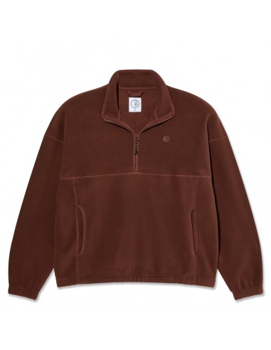 Polar Skate Co. Ivan Half Zip Sweater Wine acheter