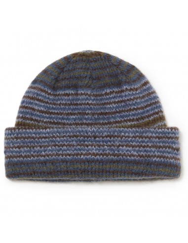 Polar Skate Co. George Beanie Blue Green Stripe Amélioration de cerveau avec