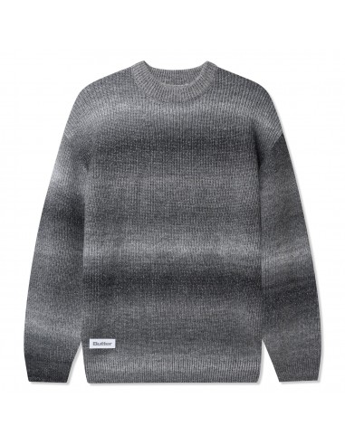 Butter Goods Beams Knit Sweater Charcoal Faites des économies