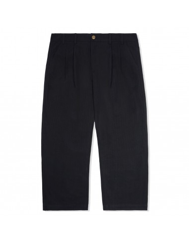 Butter Goods Pleated Trousers Q324 Black pas cher 