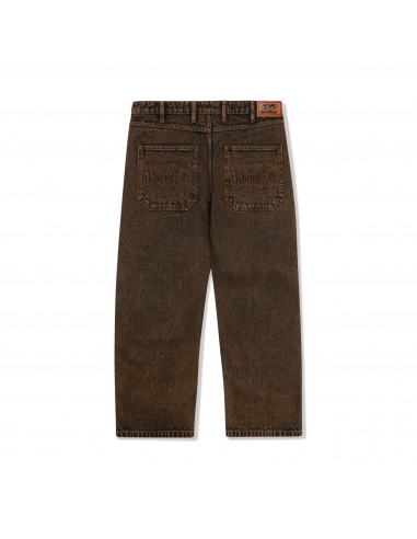 Butter Goods Breakdown Relaxed Denim Jeans Acid Wash Brown du meilleur 