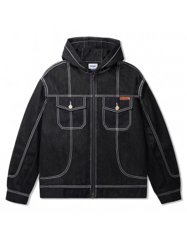 Butter Goods Adilson Denim Jacket Black s'inspire de l'anatomie humaine