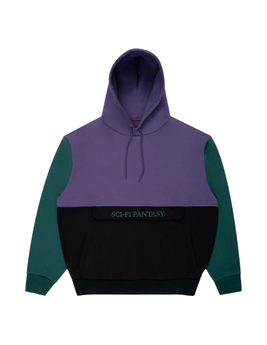 Sci-Fi Fantasy Colorblocked Hood Purple/Black acheter en ligne