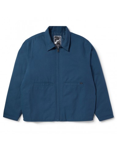 Huf Mason Reversible Shacket Oil Blue pas cher 