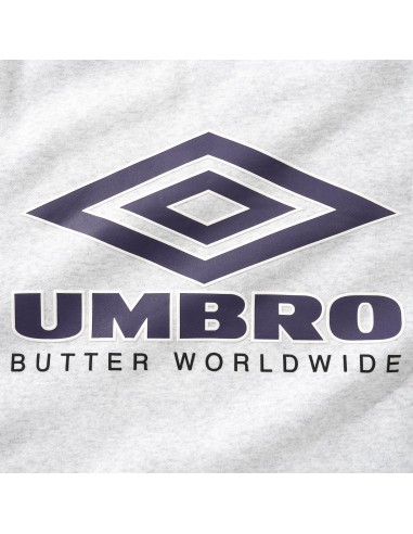 Butter x Umbro Diamond Logo Crewneck Sweatshirt Ash Livraison rapide